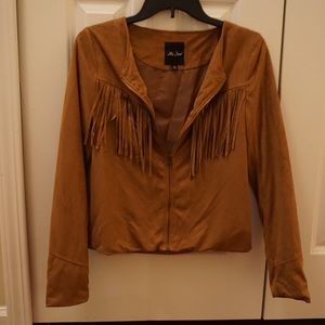 Brown suede jacket
